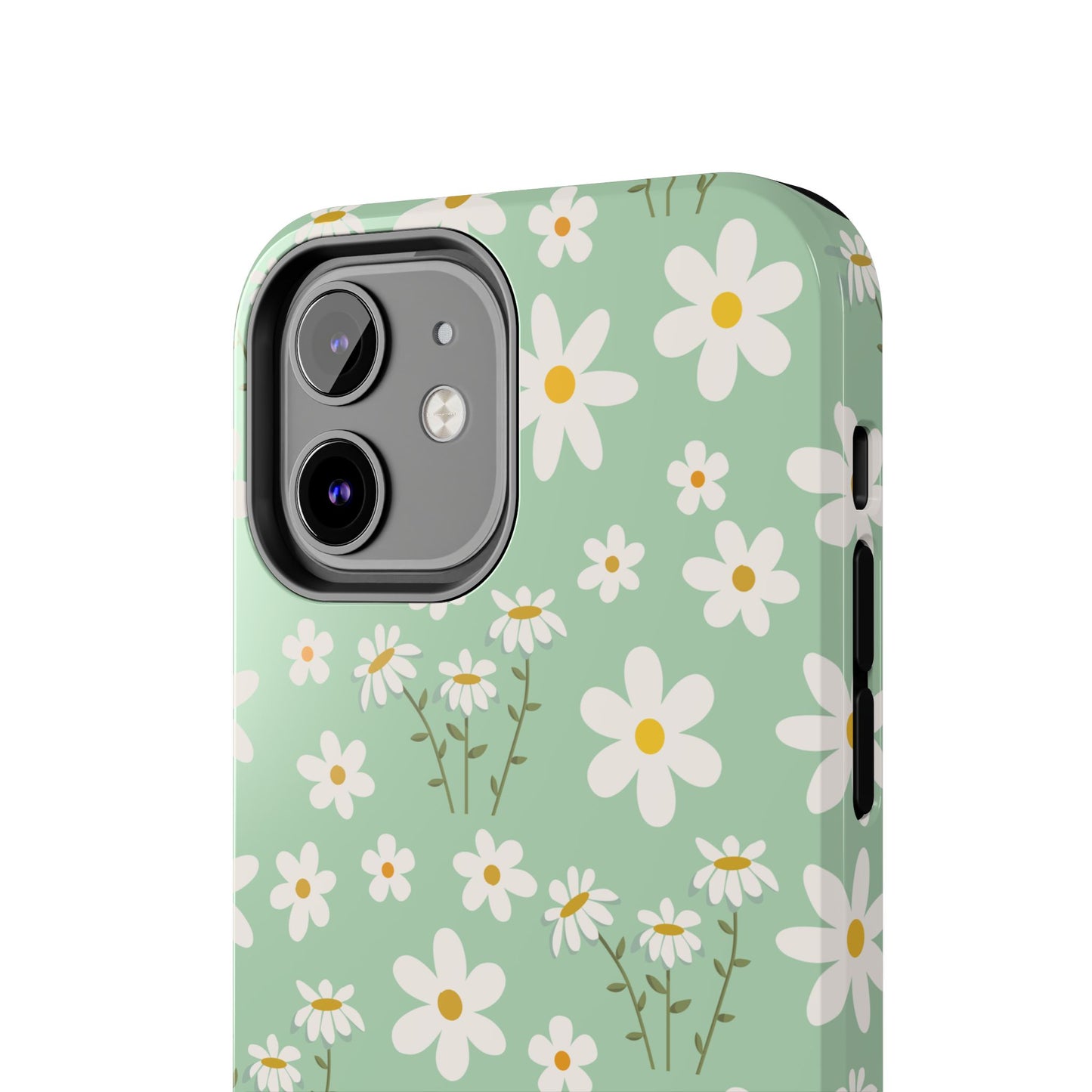 Mint Daisy Delight Tough Phone Case for iPhone and Samsung Galaxy