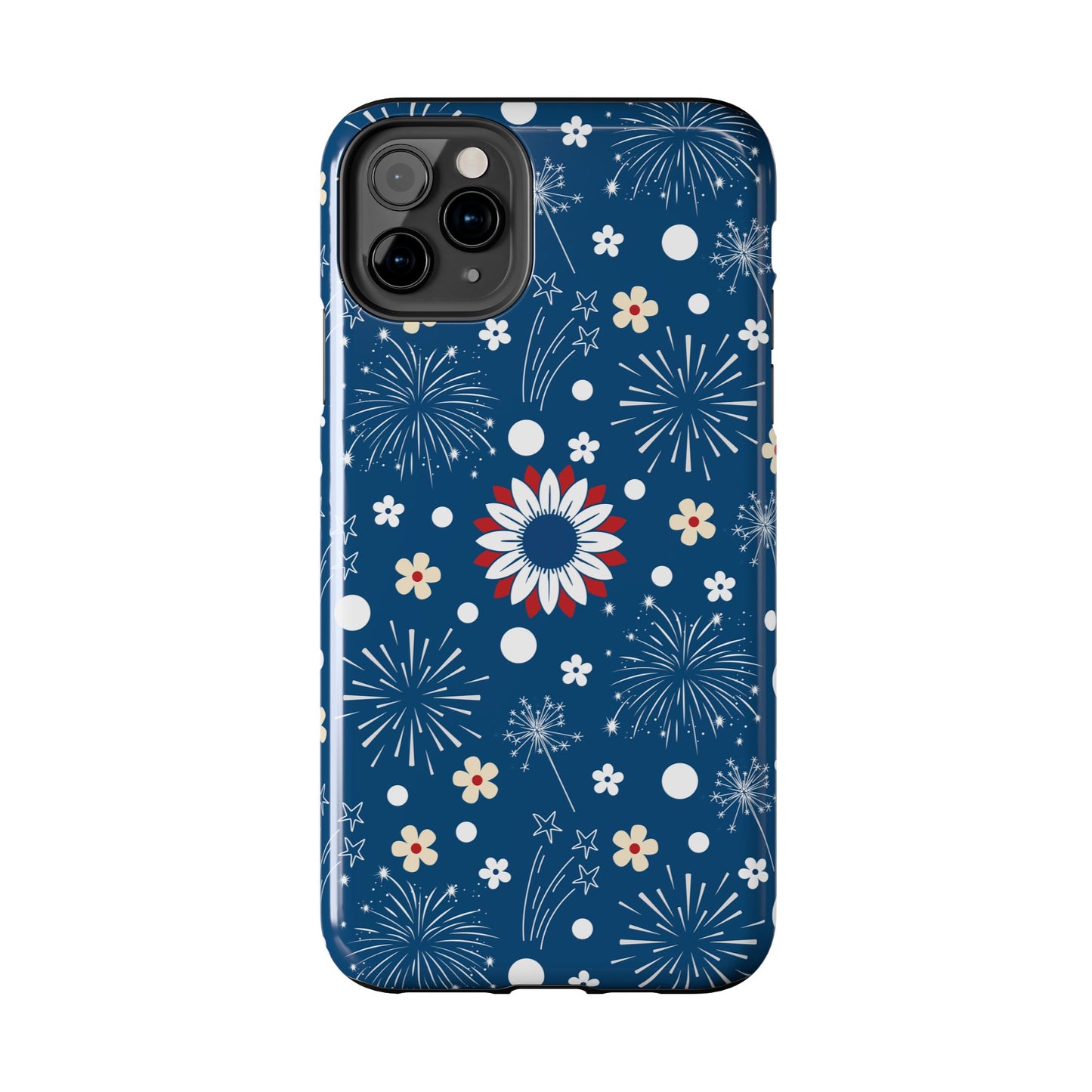 USA Daisy Fireworks Tough Phone Case for iPhone and Samsung Galaxy