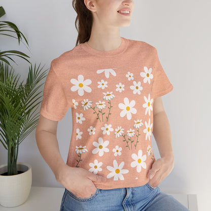 Daisy Meadow Flower Shirt - T - Shirt - Printify - Kristine Celestine