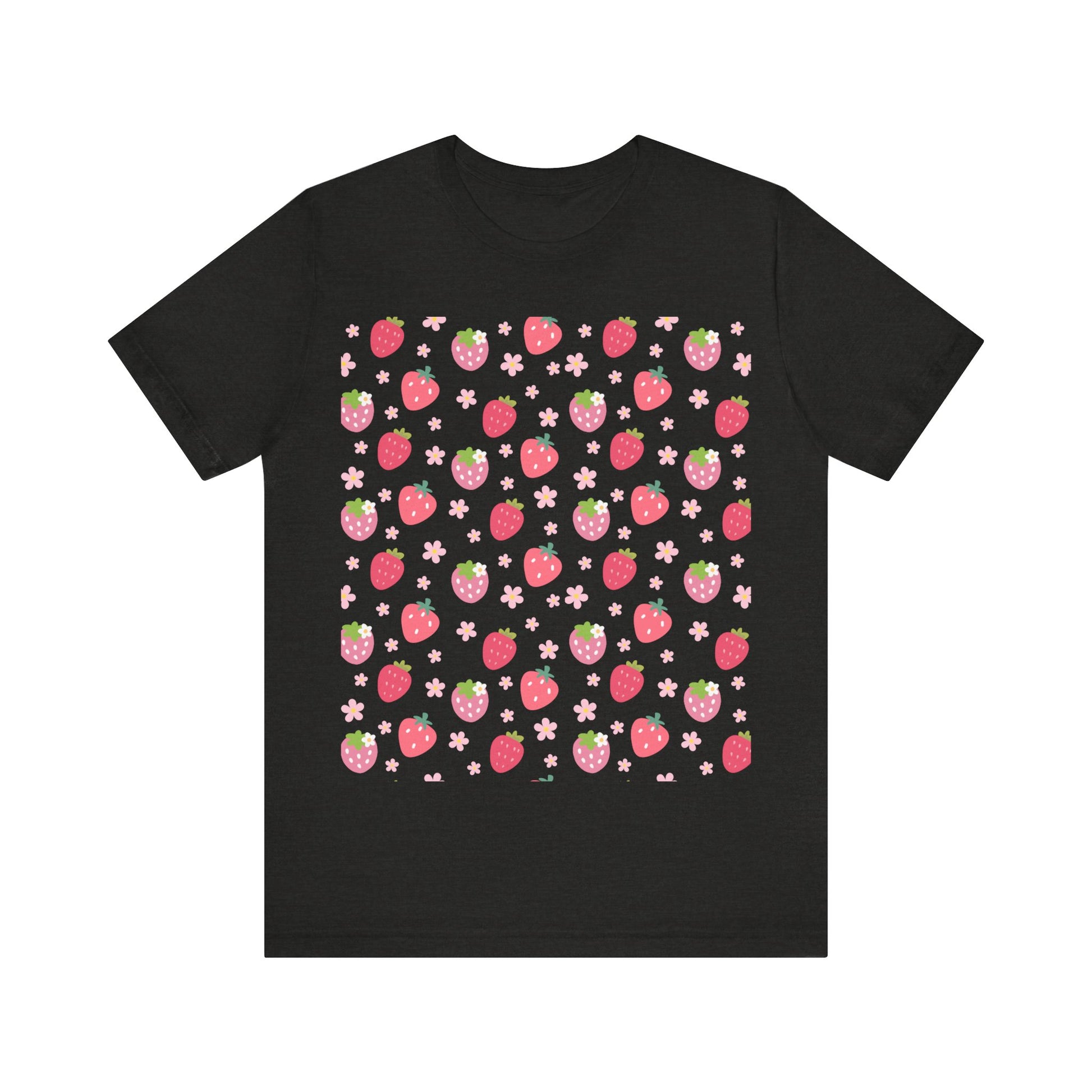 Strawberries and Daisies T - Shirt - T - Shirt - Kristine Celestine