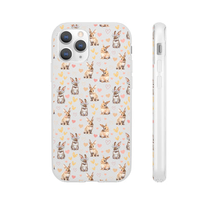 Bunny Love Flexible Phone Case iPhone Case Samsung Galaxy - Phone Case - Kristine Celestine