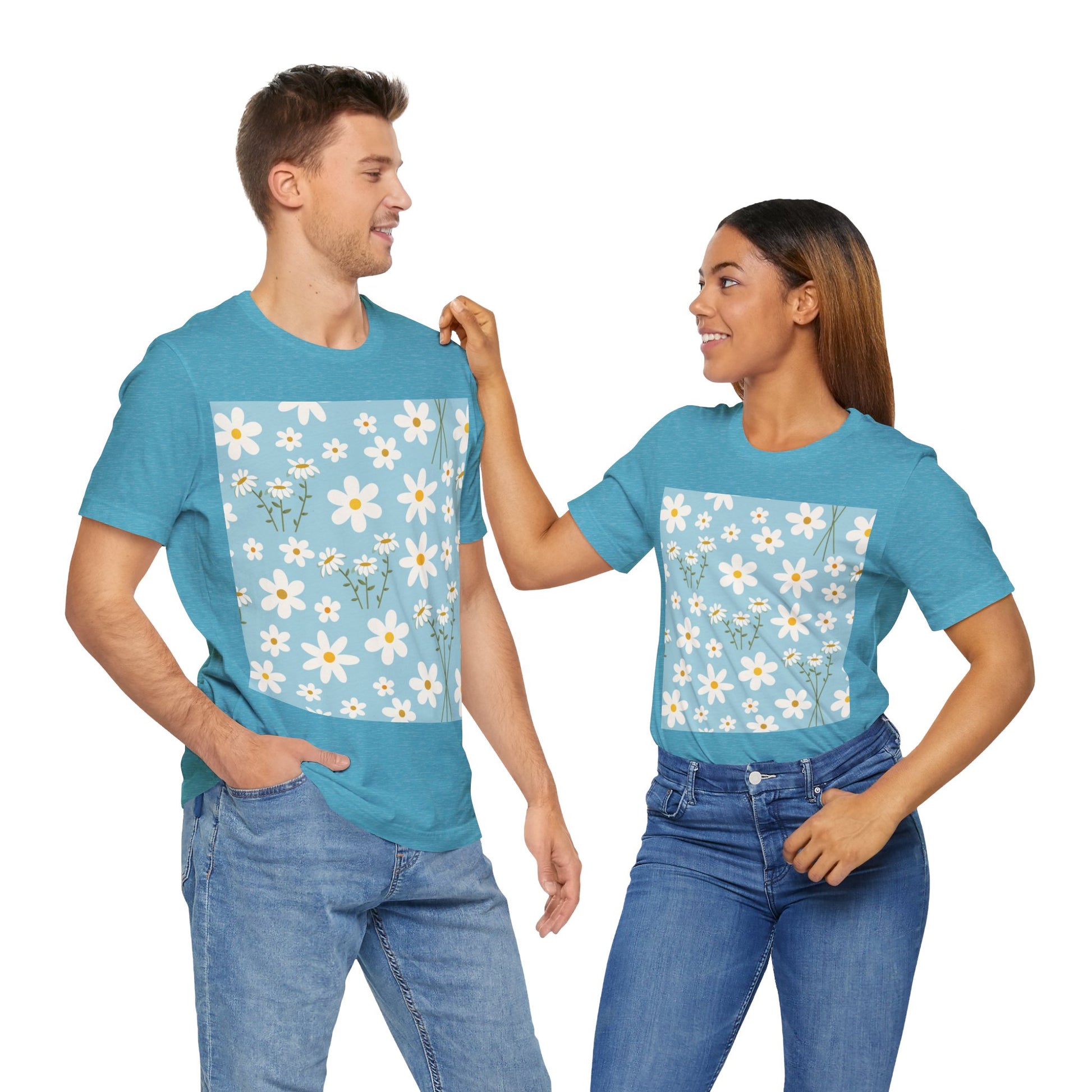 Sky Blue Daisy T - Shirt - T - Shirt - Kristine Celestine