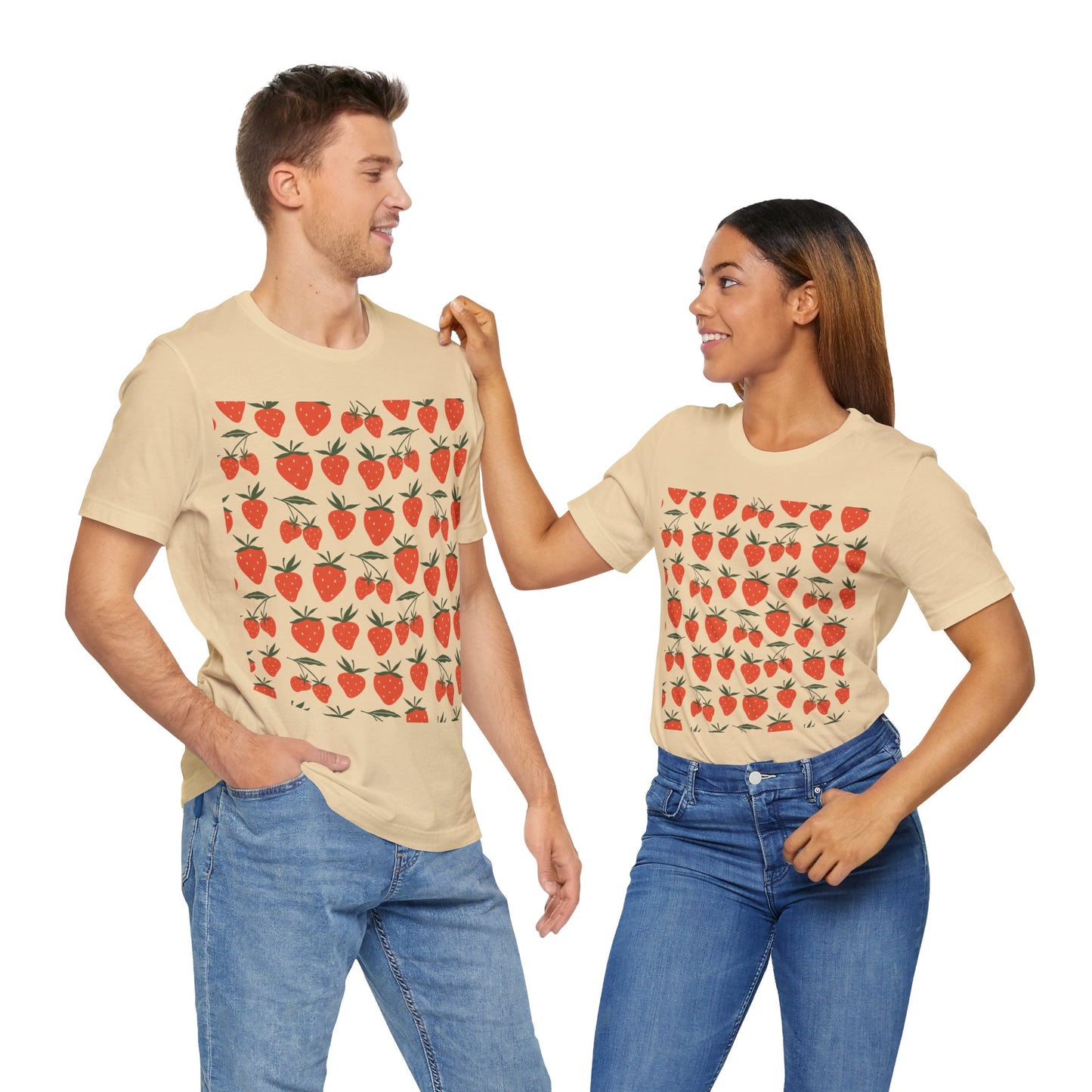 Tropical Strawberry T - Shirt - T - Shirt - Kristine Celestine