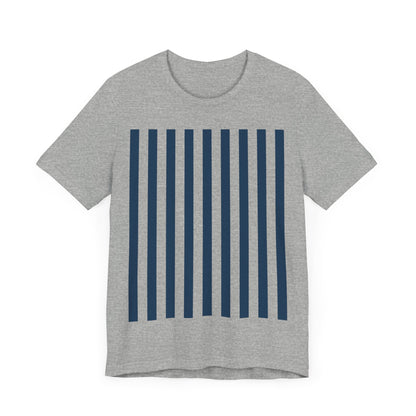 Navy Blue Stripes Shirt Royal Blue T - Shirts - T - Shirt - Kristine Celestine