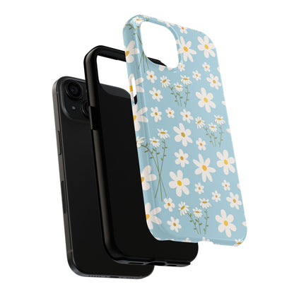 Sky Blue Daisy Tough Phone Case for iPhone and Samsung Galaxy