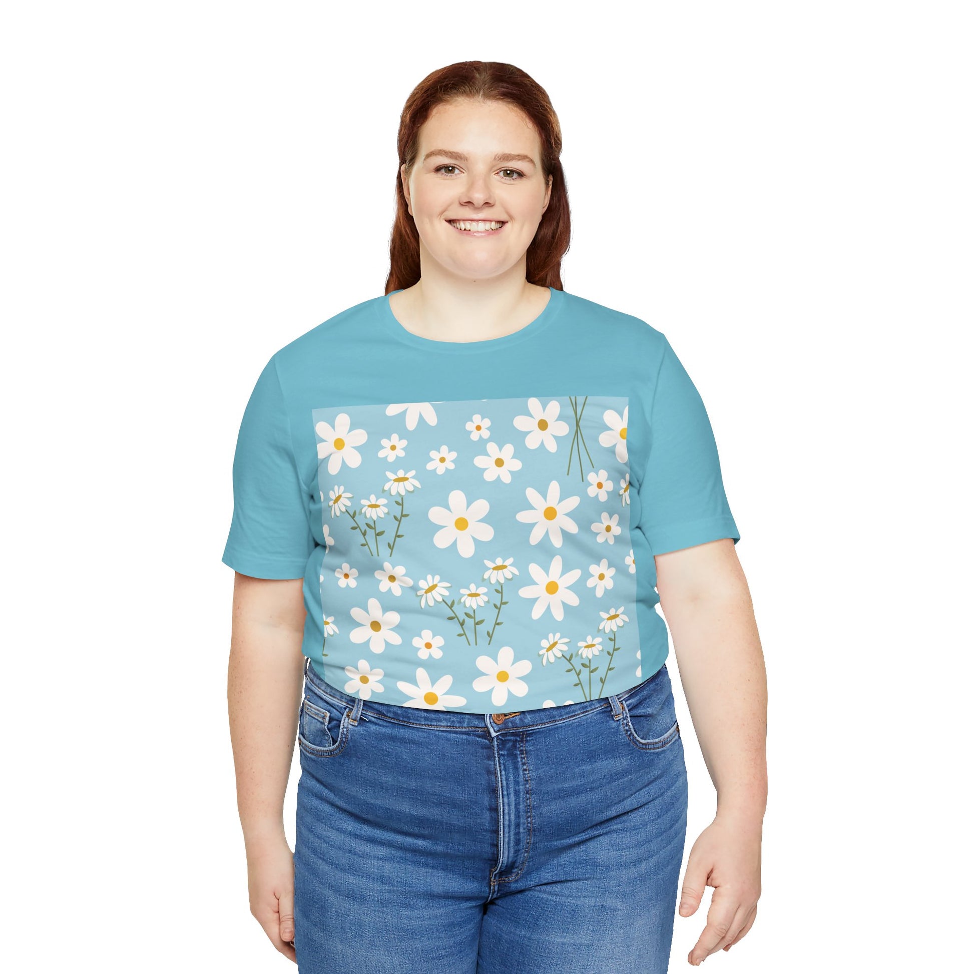 Sky Blue Daisy T - Shirt - T - Shirt - Kristine Celestine