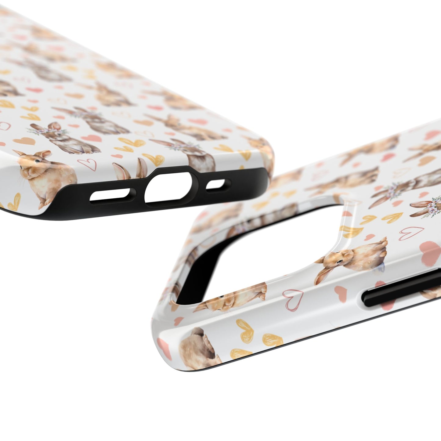 Bunny Love Tough Phone Case for iPhone and Samsung Galaxy