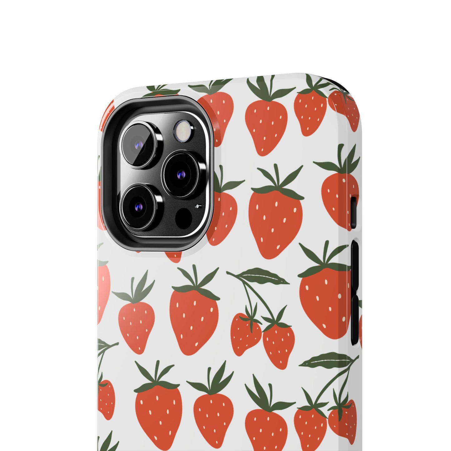 Tropical Strawberry Tough Phone Case for iPhone and Samsung Galaxy