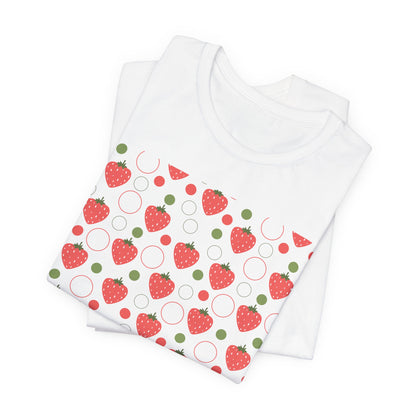 Red Strawberry Bubbles T - Shirt - T - Shirt - Kristine Celestine