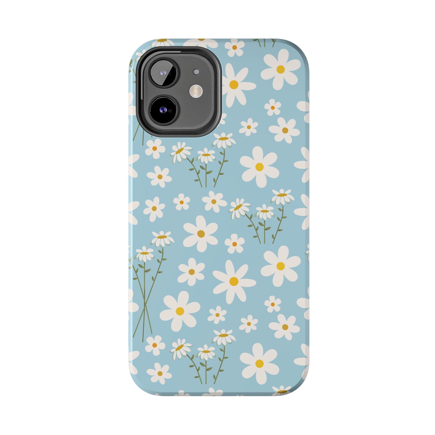 Sky Blue Daisy Tough Phone Case for iPhone and Samsung Galaxy