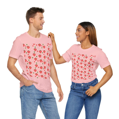 Red Strawberry Bubbles T - Shirt - T - Shirt - Kristine Celestine