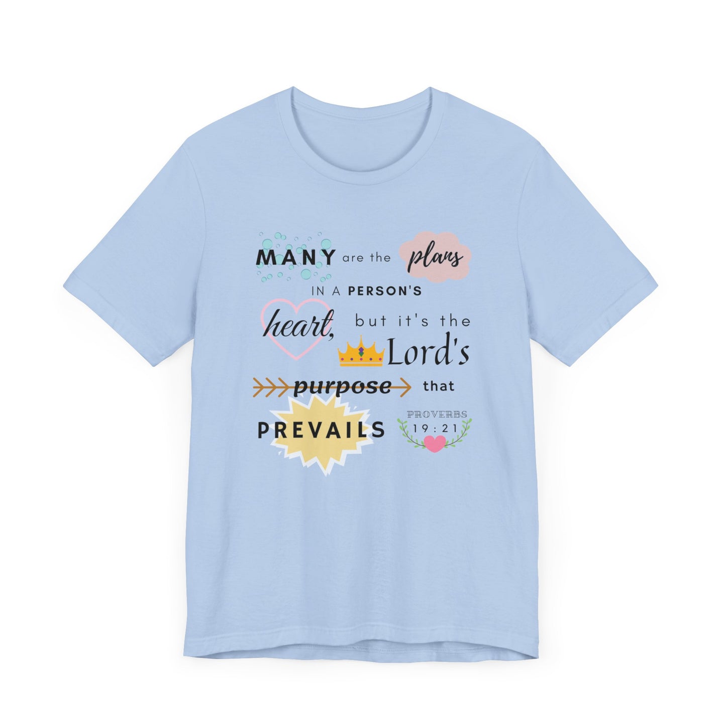 Proverbs 19:21 Bible Verse T-Shirt