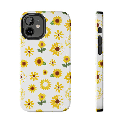 Sunflower Burst Tough Phone Case for iPhone and Samsung Galaxy