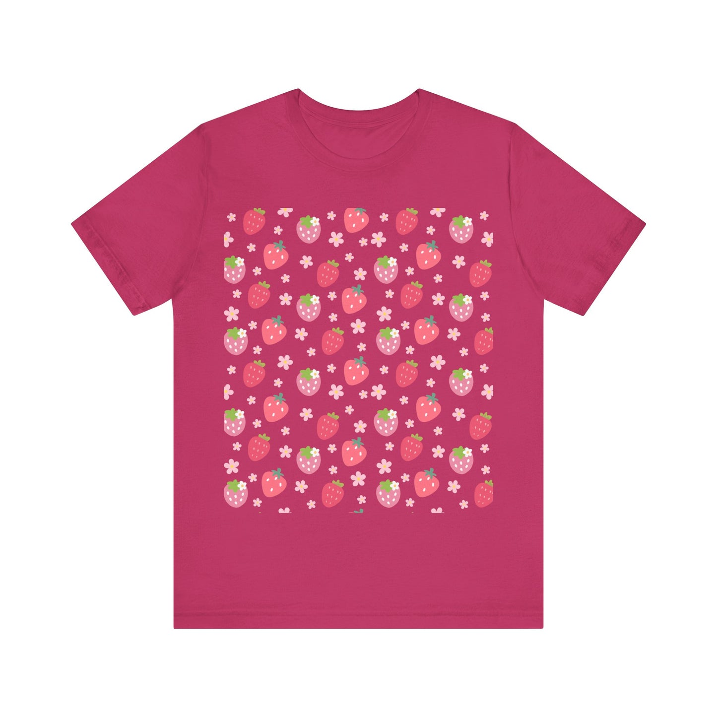 Strawberries and Daisies T - Shirt - T - Shirt - Kristine Celestine