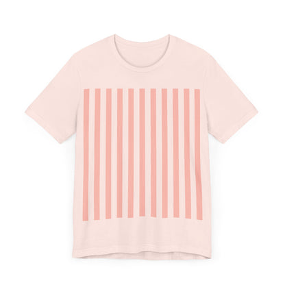 Coral Pink Stripes Shirt