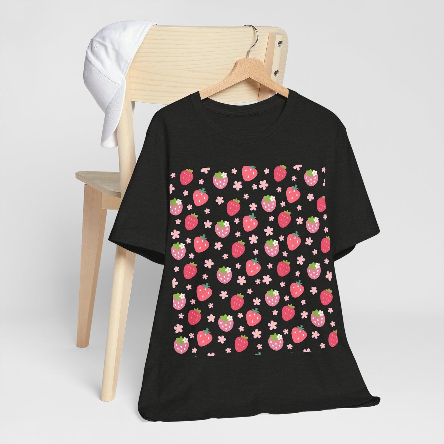 Strawberries and Daisies T - Shirt - T - Shirt - Kristine Celestine