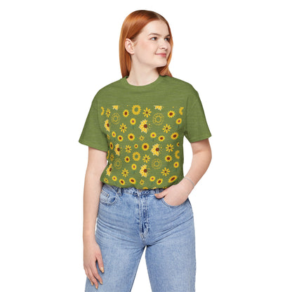 Sunflower Burst T - Shirt - T - Shirt - Kristine Celestine