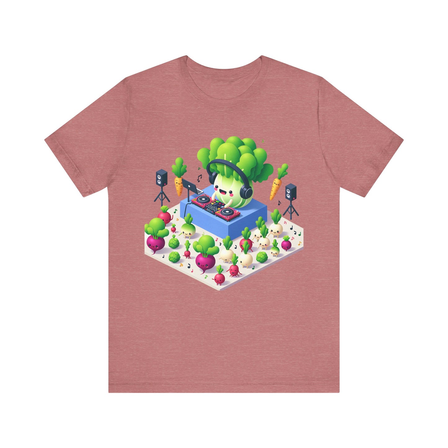 Veggie Party DJ Lettuce Turning Up the Beet T-Shirt