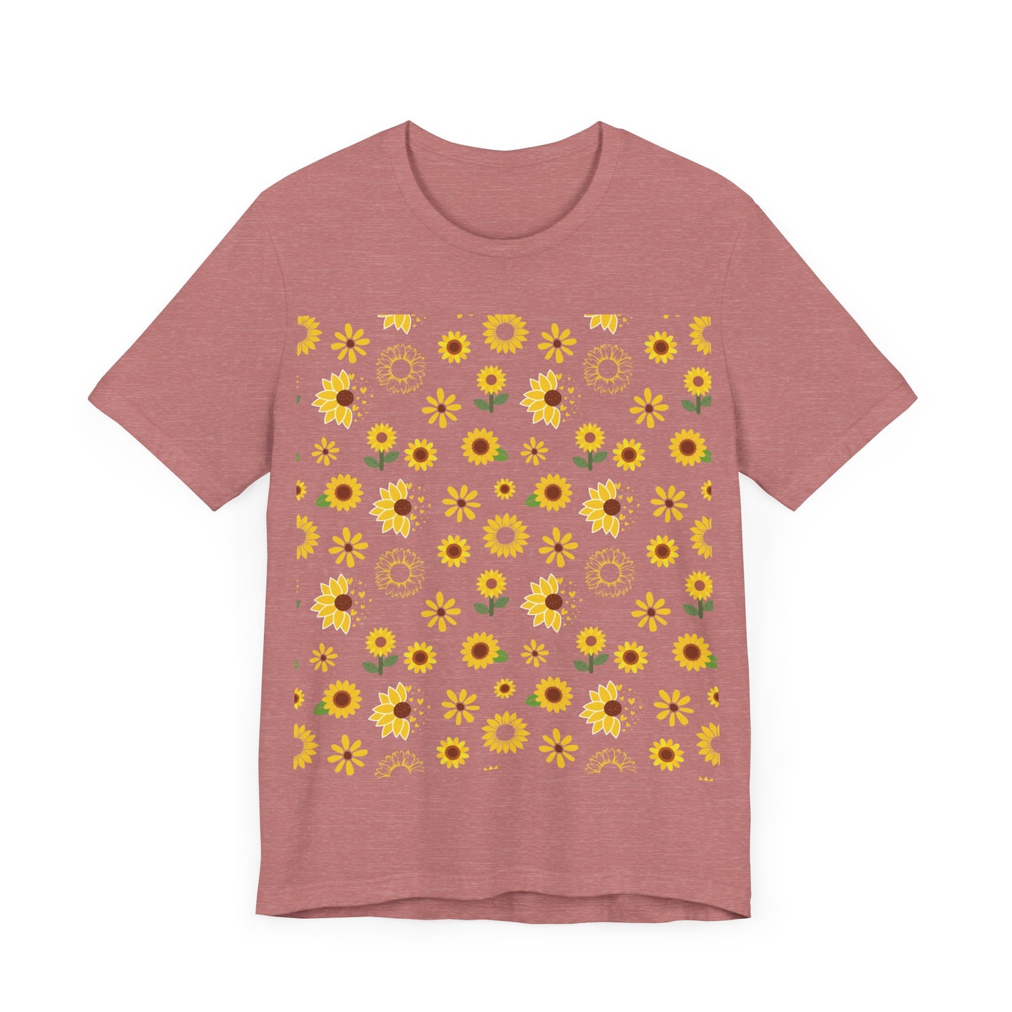 Camisa unisex con ráfaga de girasol