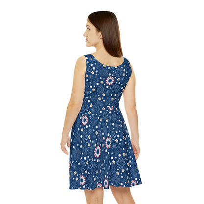 USA Daisy Fireworks Women's Skater Dress - Dress - Kristine Celestine