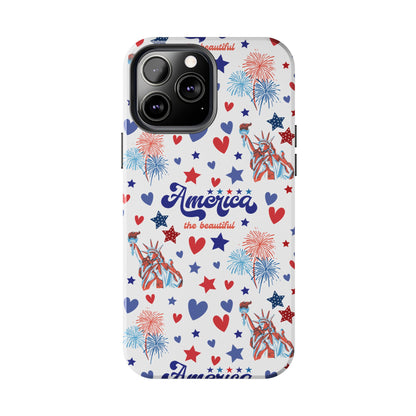 America the Beautiful Tough Phone Case for iPhone and Samsung Galaxy