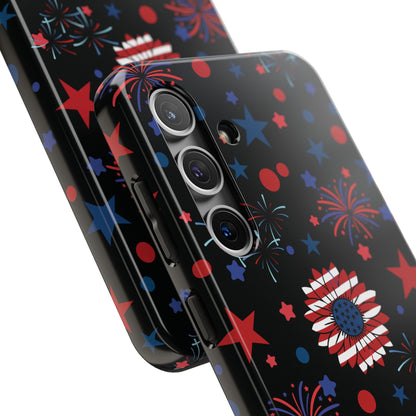 Starry Night America Tough Phone Case for iPhone and Samsung Galaxy