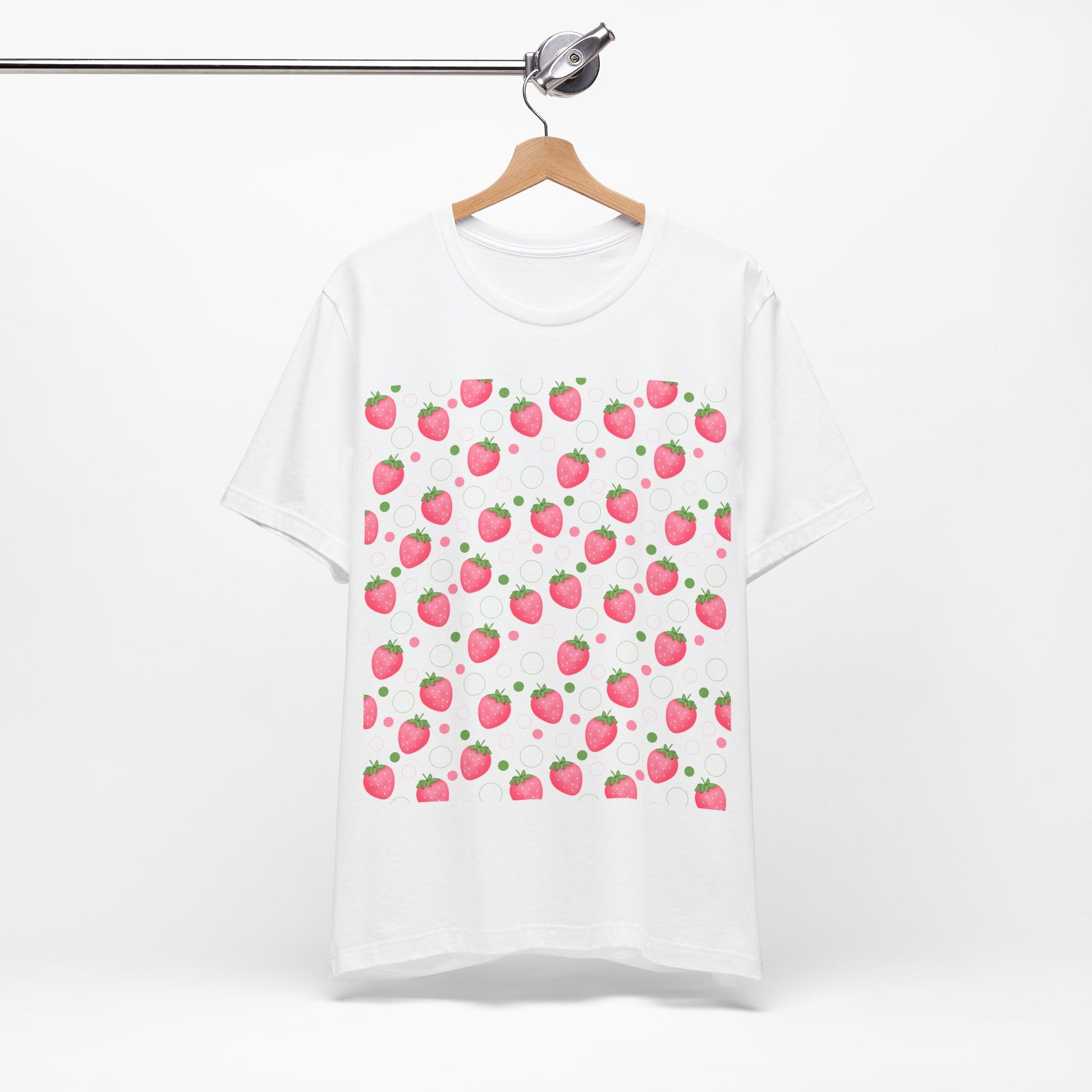 Pink Strawberry Bubbles T - Shirt - T - Shirt - Kristine Celestine