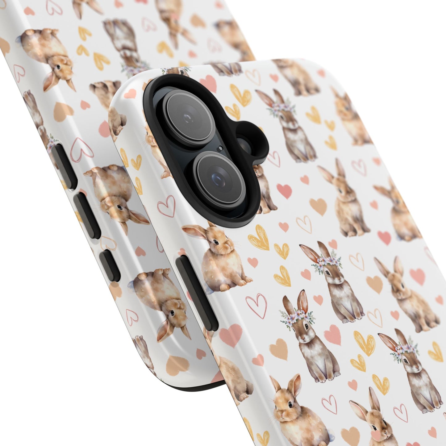 Bunny Love Tough Phone Case for iPhone and Samsung Galaxy