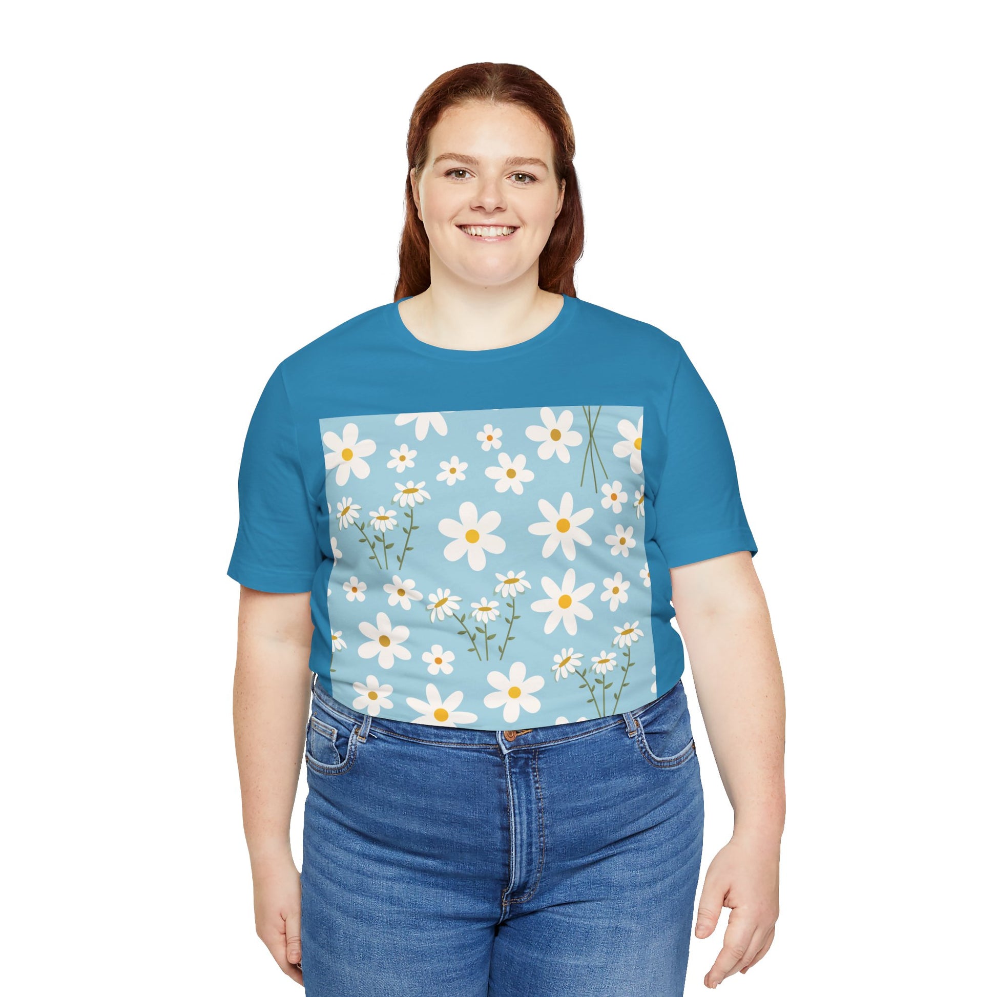 Sky Blue Daisy T - Shirt - T - Shirt - Kristine Celestine