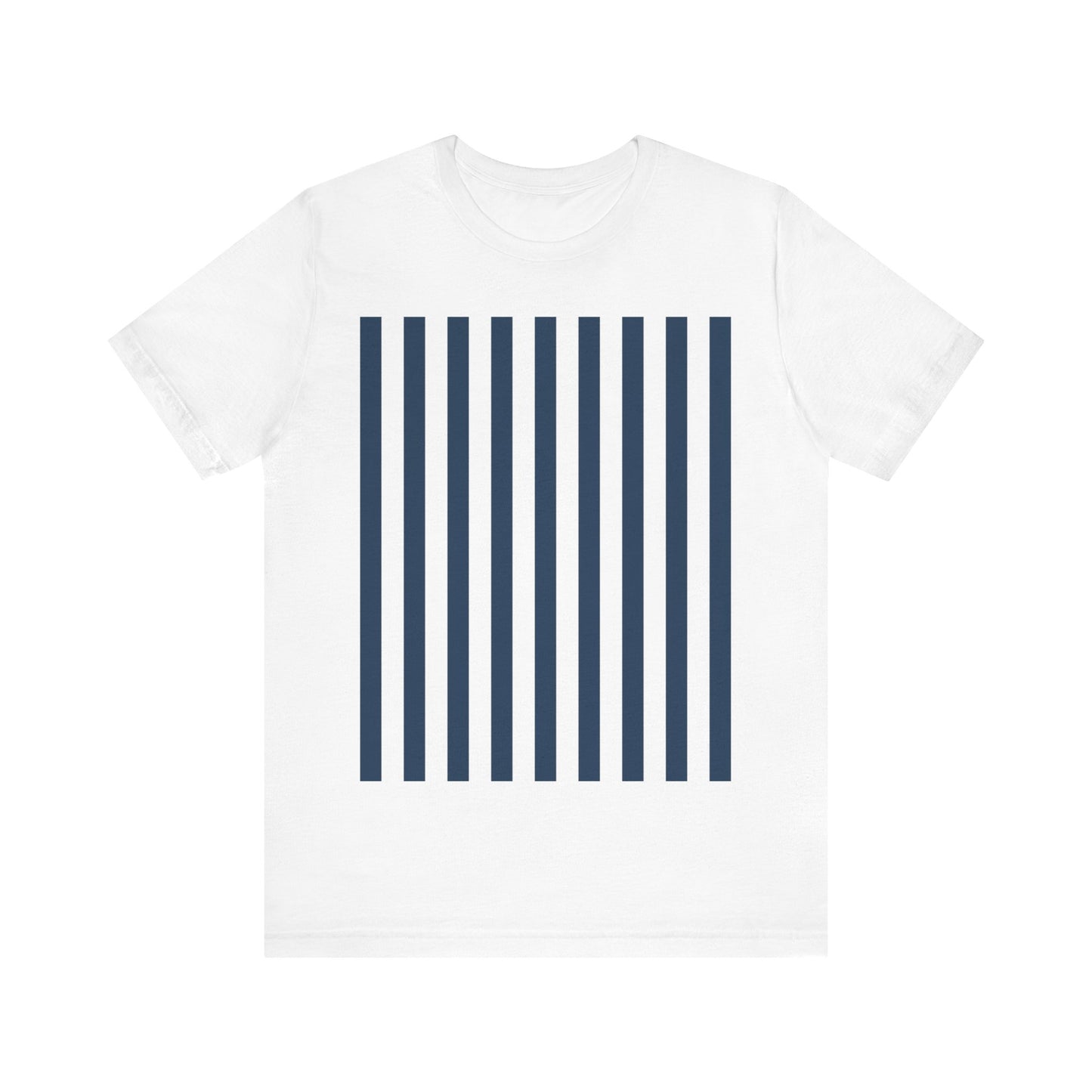 Navy Blue Stripes Shirt Royal Blue T-Shirts