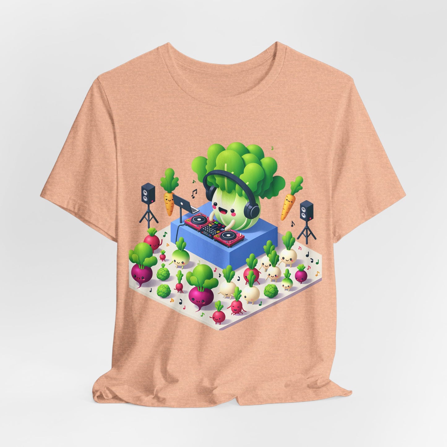 Veggie Party DJ Lettuce Turning Up the Beet T-Shirt