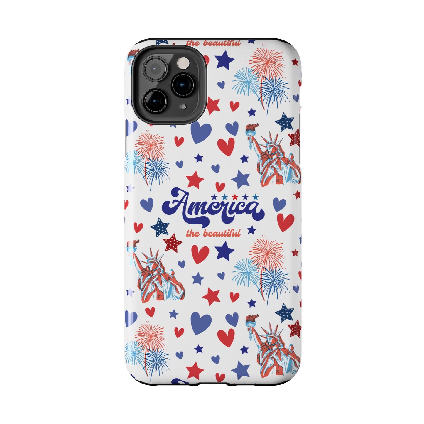 America the Beautiful Tough Phone Case for iPhone and Samsung Galaxy