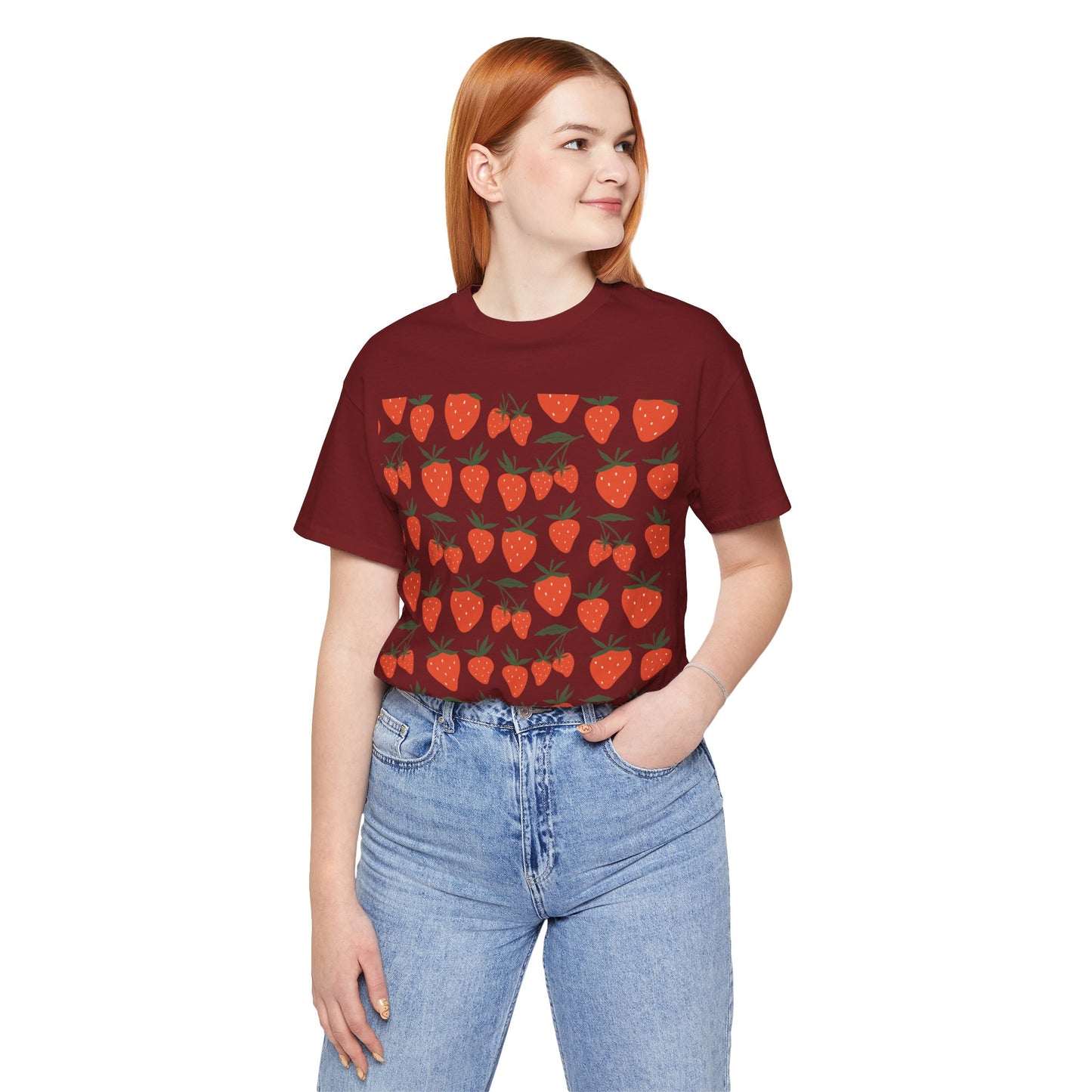 Tropical Strawberry T - Shirt - T - Shirt - Kristine Celestine