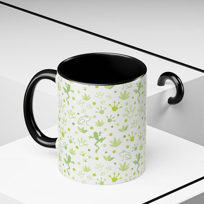 Froggy Black Accent Mug - Mug - Kristine Celestine