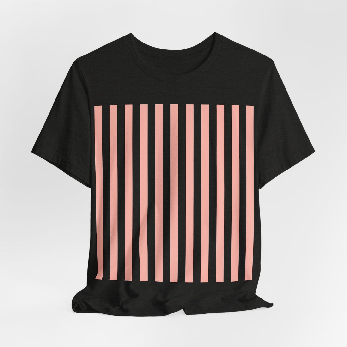 Coral Pink Stripes Shirt