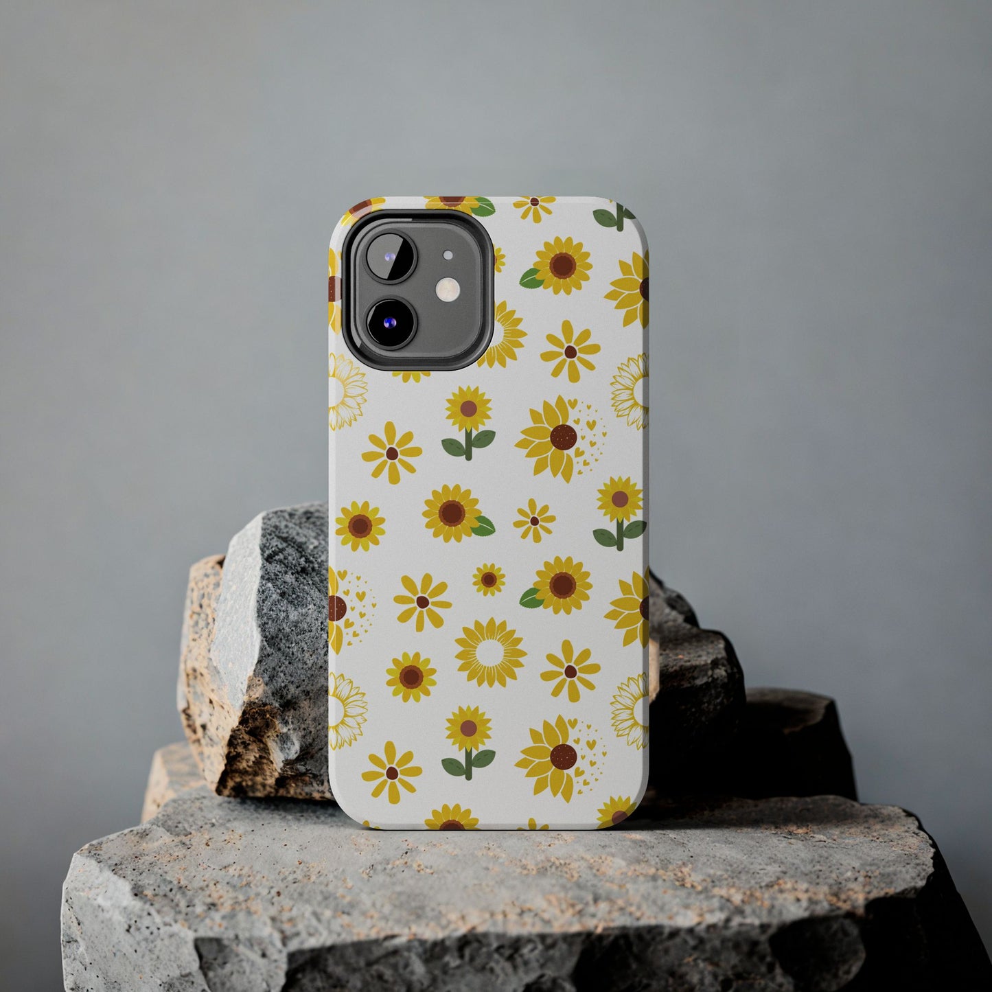 Sunflower Burst Tough Phone Case for iPhone and Samsung Galaxy