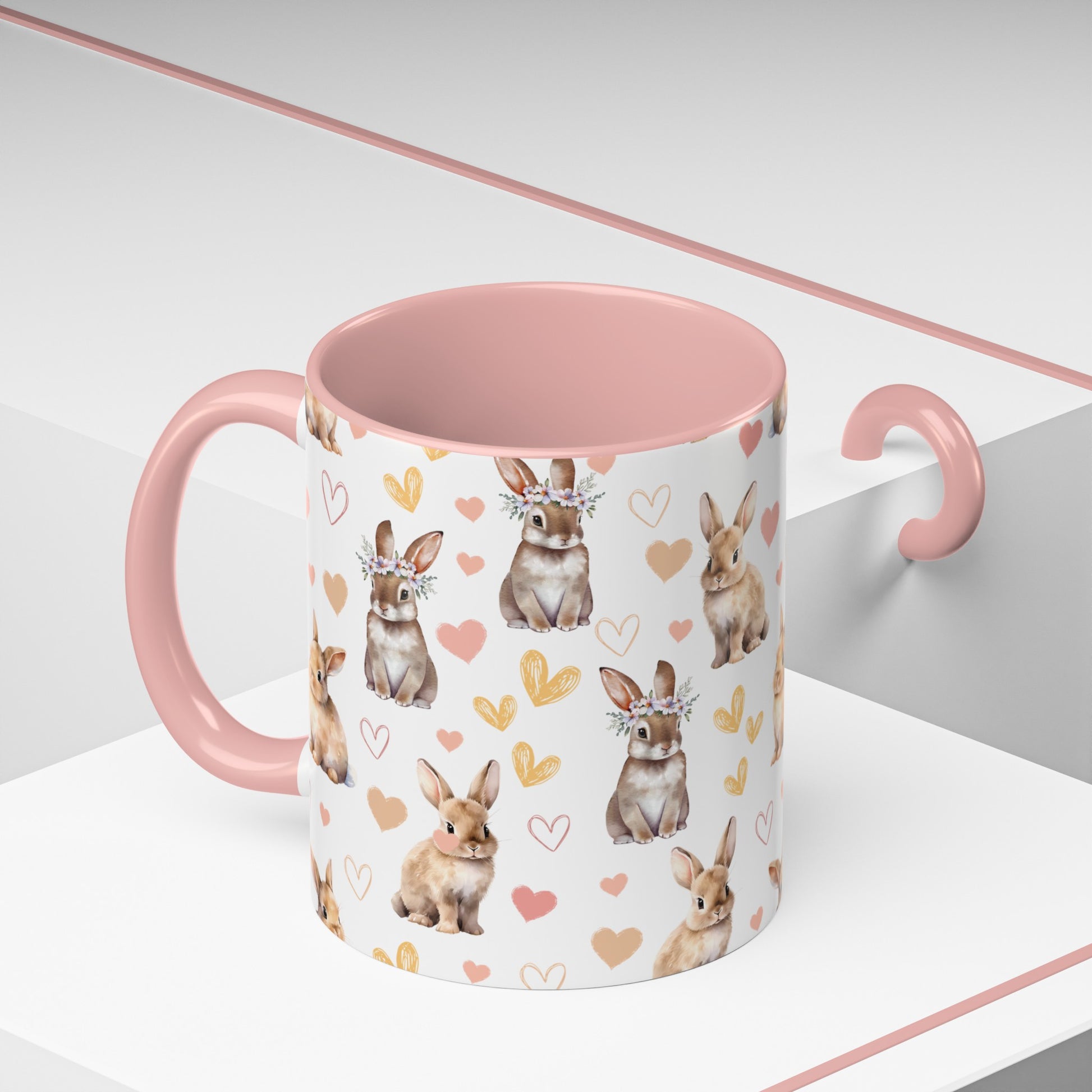 Bunny Love Accent Mug - Mug - Kristine Celestine