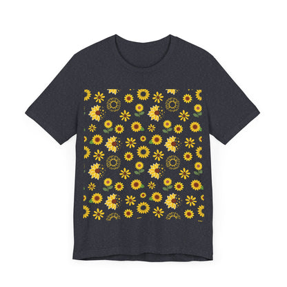 Sunflower Burst T - Shirt - T - Shirt - Kristine Celestine