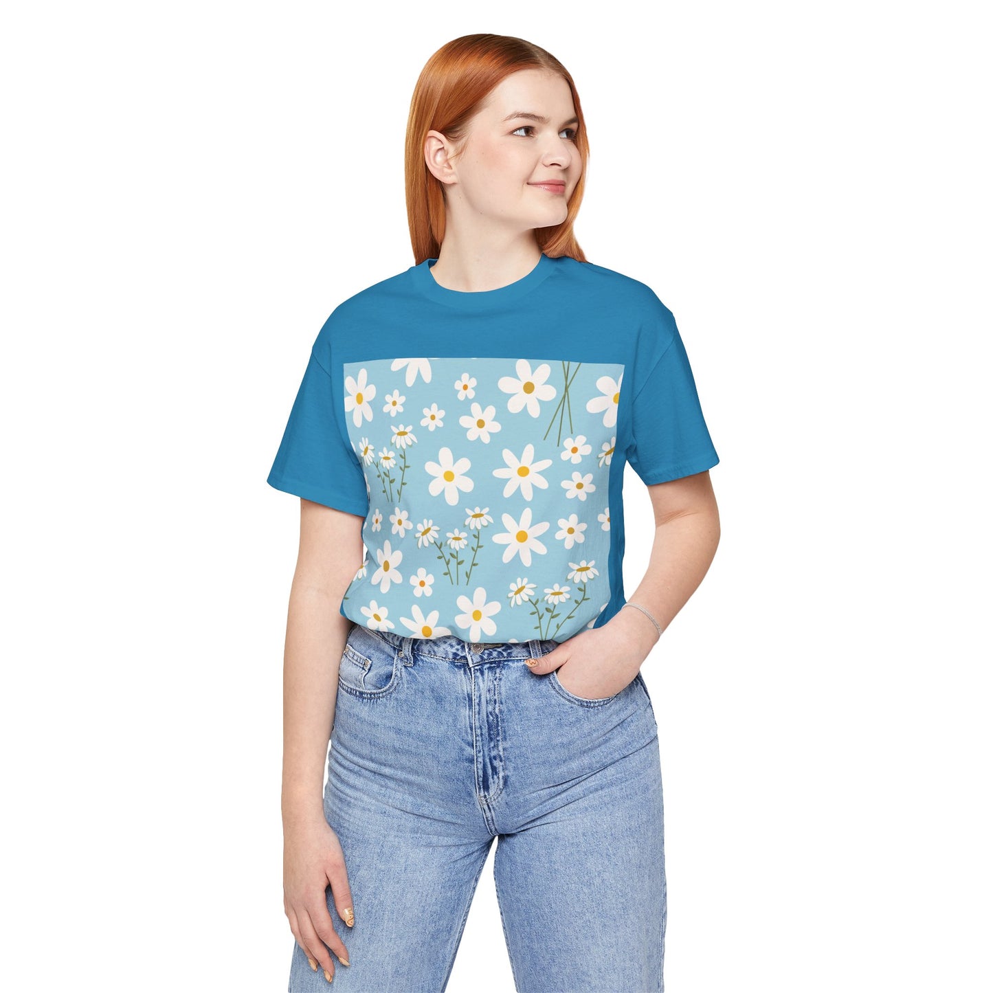 Sky Blue Daisy T - Shirt - T - Shirt - Kristine Celestine