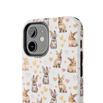 Bunny Love Tough Phone Case for iPhone and Samsung Galaxy