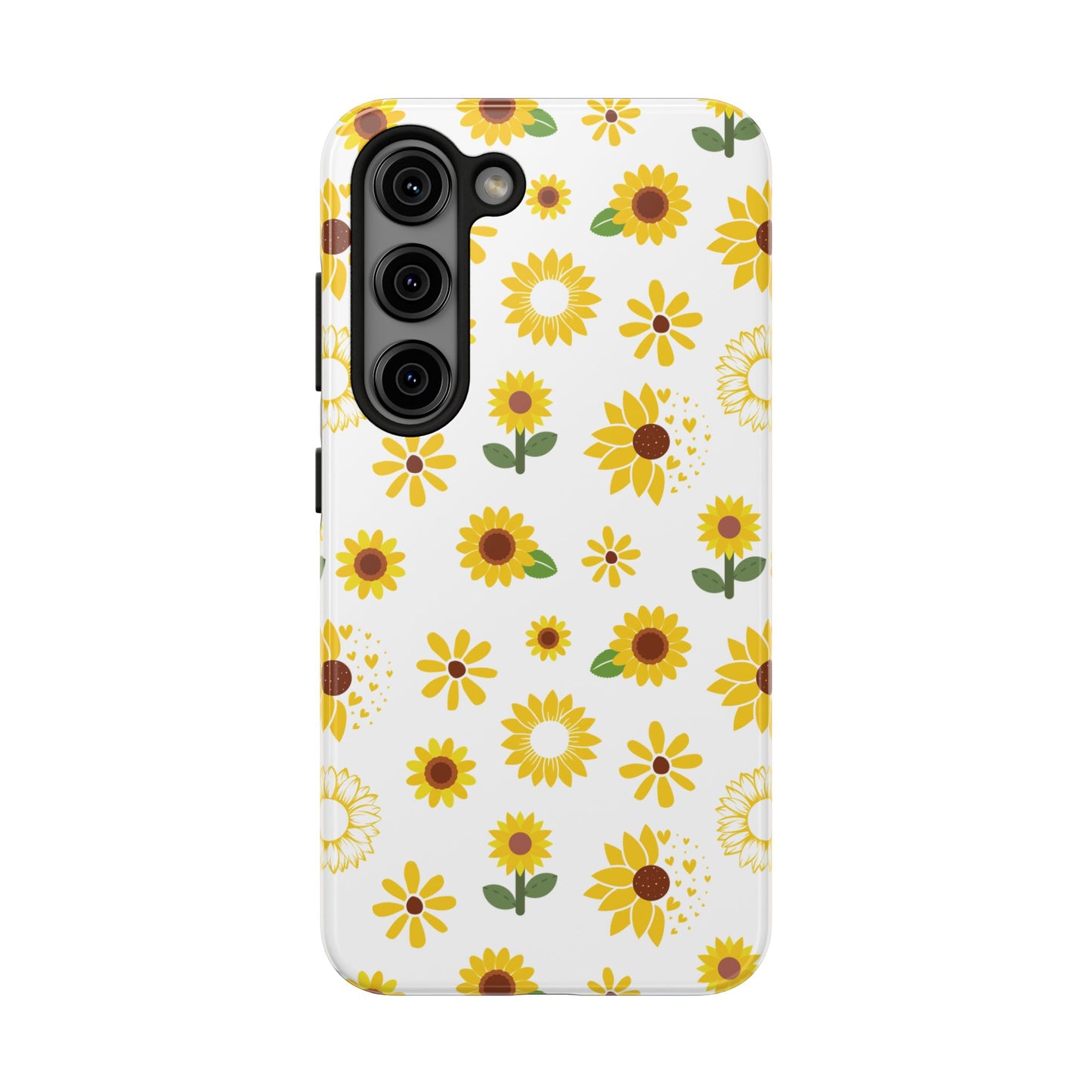 Sunflower Burst Tough Phone Case for iPhone and Samsung Galaxy