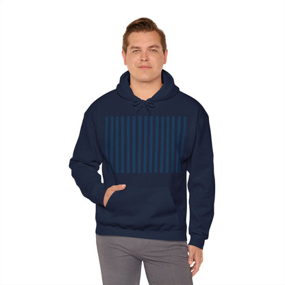 Navy Blue Stripes Hoodie - Hoodie - Kristine Celestine