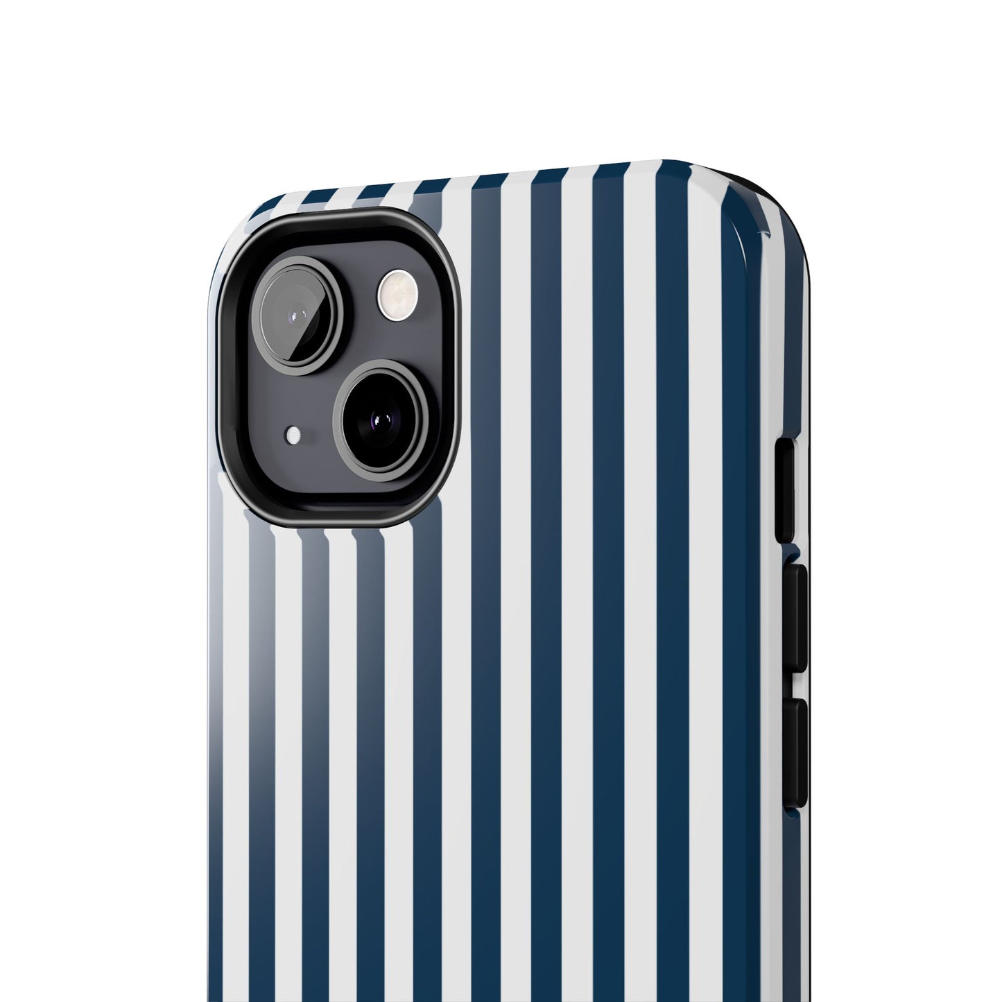 Navy Blue Stripes Tough Phone Case for iPhone and Samsung Galaxy