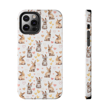 Bunny Love Tough Phone Case for iPhone and Samsung Galaxy