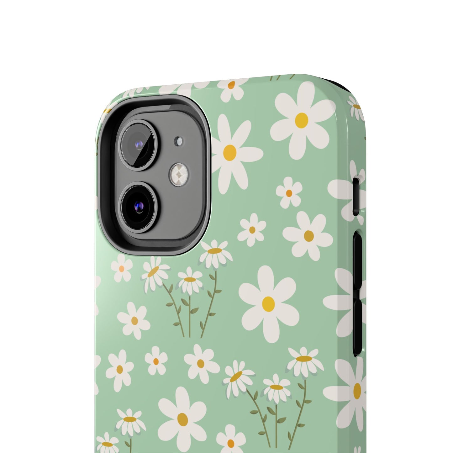 Mint Daisy Delight Tough Phone Case for iPhone and Samsung Galaxy