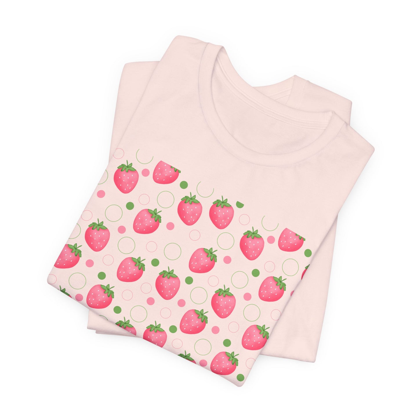 Pink Strawberry Bubbles T - Shirt - T - Shirt - Kristine Celestine