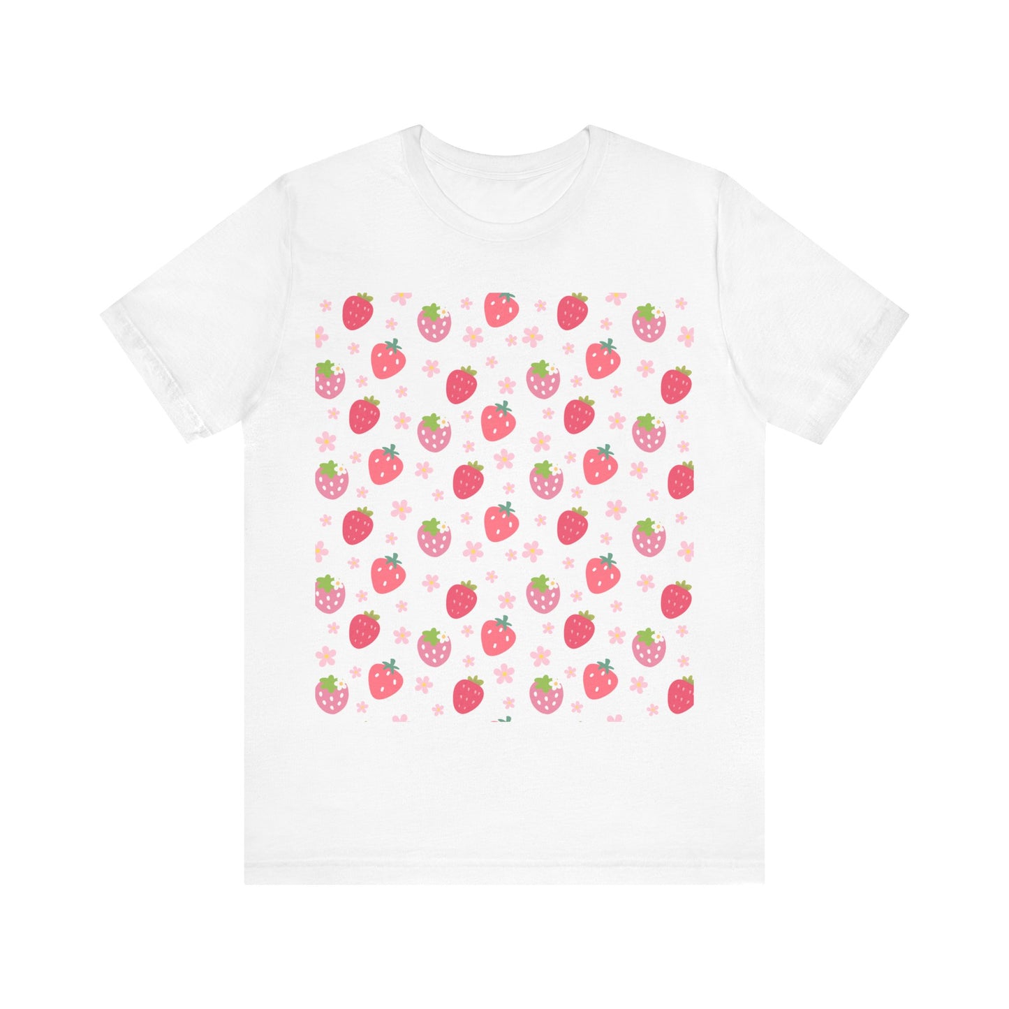 Strawberries and Daisies T - Shirt - T - Shirt - Kristine Celestine