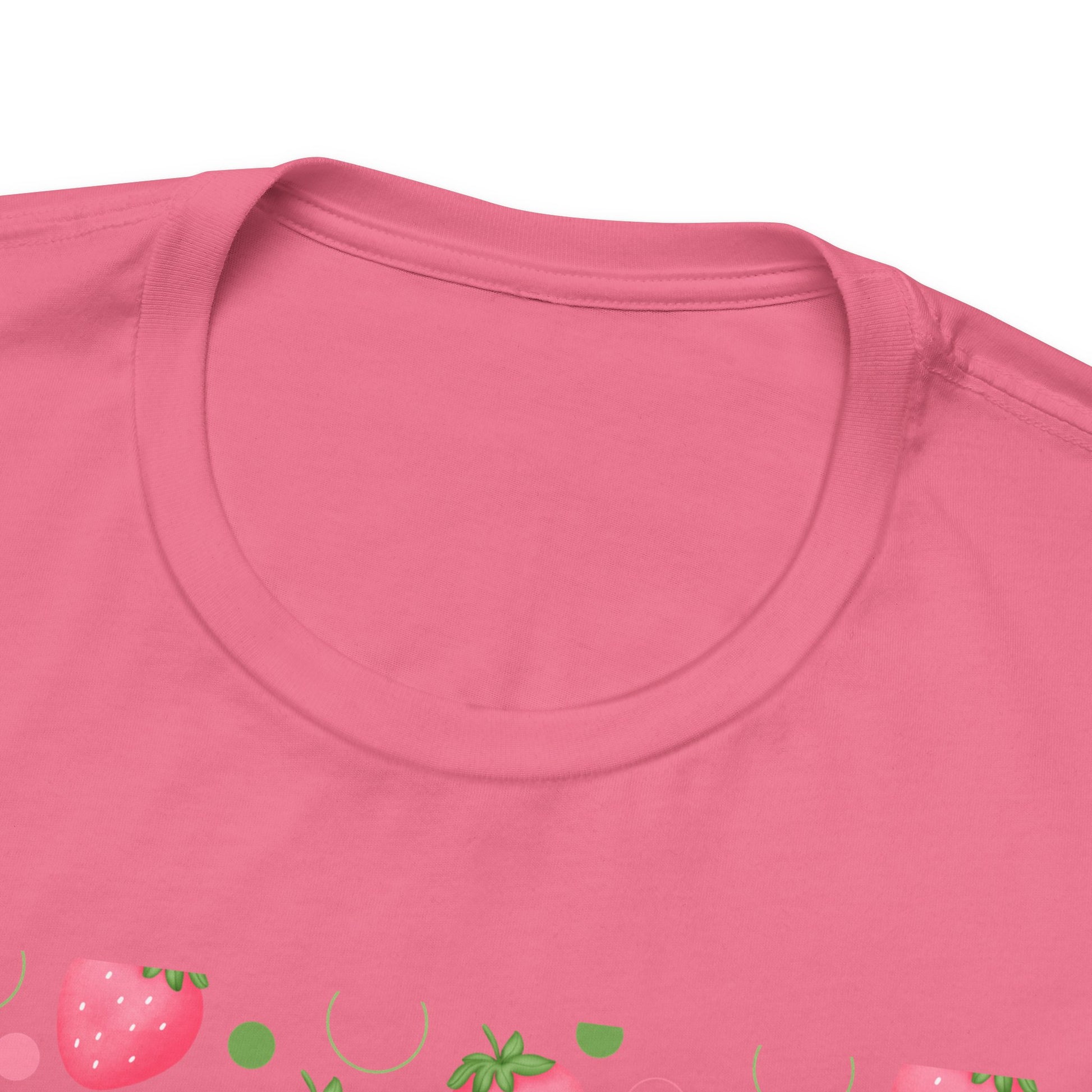 Pink Strawberry Bubbles Shirt - T - Shirt - Printify - Kristine Celestine