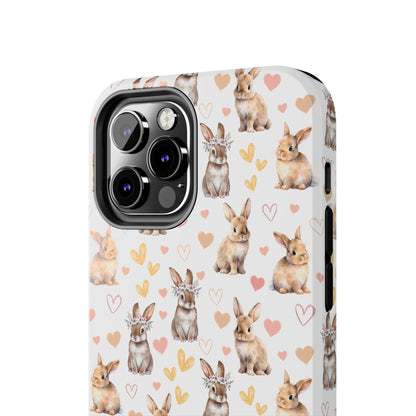 Bunny Love Tough Phone Case for iPhone and Samsung Galaxy