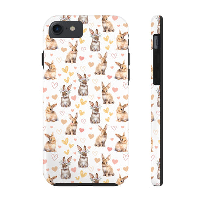 Bunny Love Tough Phone Case for iPhone and Samsung Galaxy